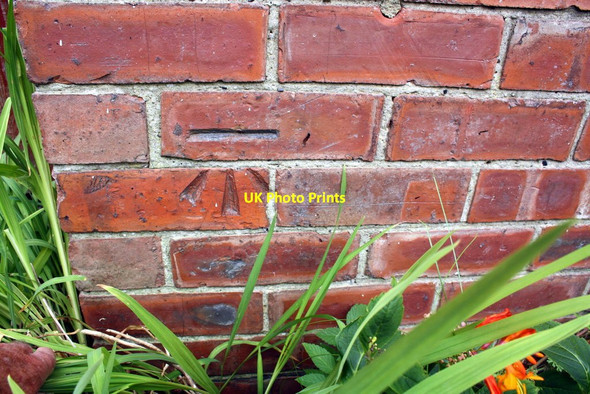 Photo 6"x4" Benchmark on #35 Horne Road Scotton\/SE1896 c2016