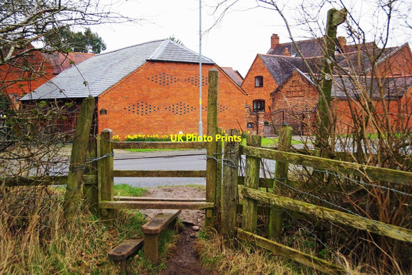 Photo 6"x4" North Worcestershire Path - stile onto Houndsfield Lane, Drakes Cross, Worcs Drakes Cross c2017