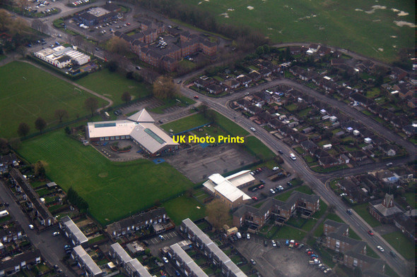 Photo 6"x4" Ladybridge Primary School, Cheadle Hulme, from the air Cheadle\/SJ8688 c2017