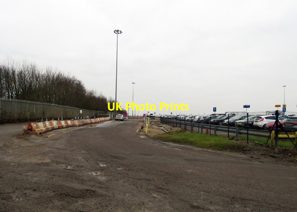 Photo 6"x4" Entrance to Long Term Car Park at Luton Airport Wandon End c2017