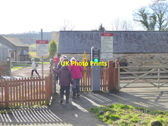Photo 6"x4" Level crossing at Fourstones Fourstones\/NY8967 c2017