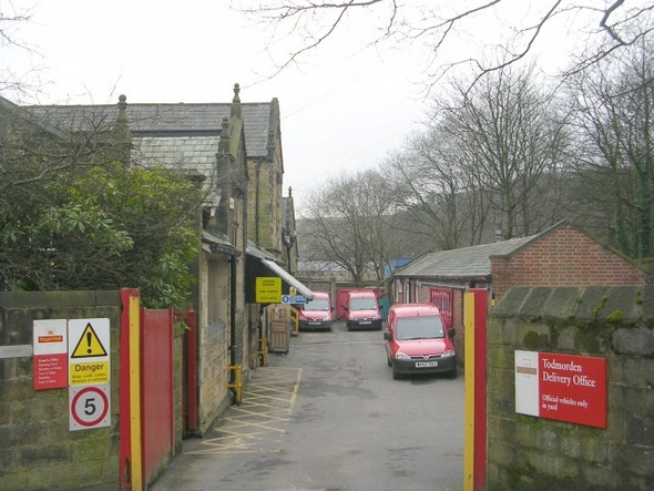 Photo 6"x4" Todmorden Royal Mail Delivery Office - Rise Lane Todmorden c2009