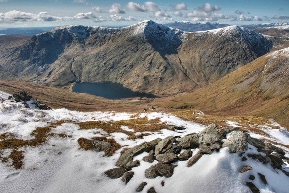 Photo 6"x4" Ill Bell from Harter Fell Nan Bield Pass c2009