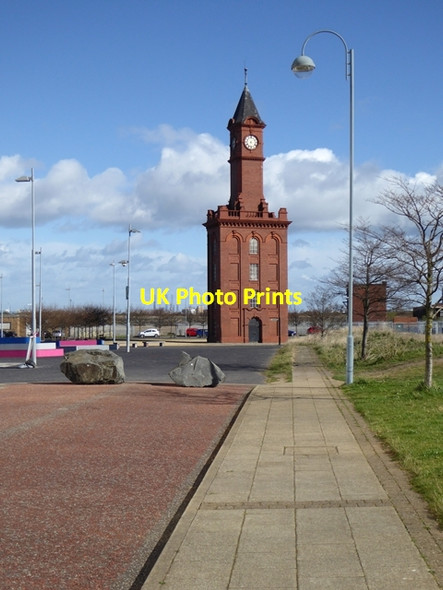 Photo 6"x4" Clock Tower, Middlesbrough Docks Middlesbrough c2017