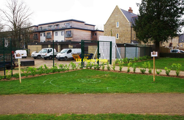 Photo 6"x4" Site for proposed new war memorial area (1), The Leys, Witney, Oxon Witney c2017