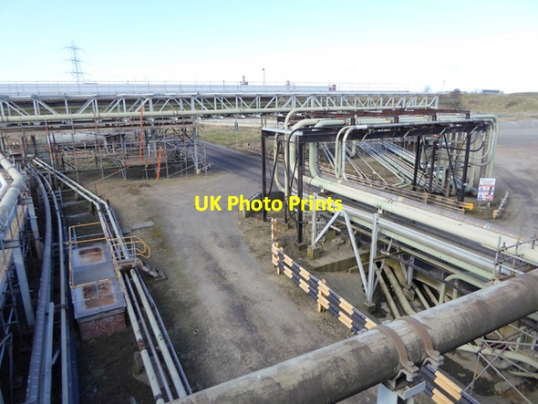Photo 6"x4" Industrial pipelines Dormanstown c2017