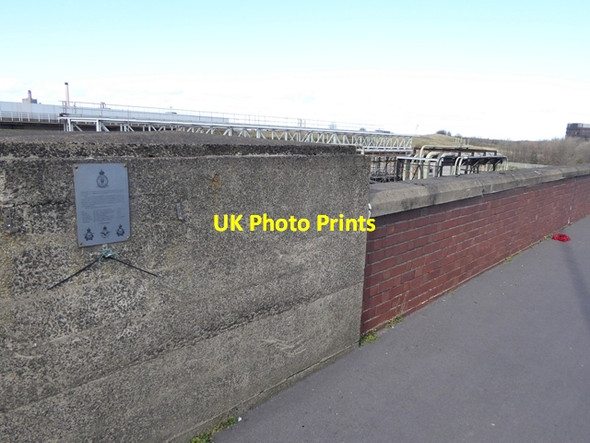 Photo 6"x4" Memorial on Lord McGowan Bridge Dormanstown c2017