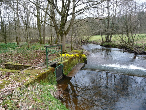 Photo 6"x4" Weir and sluice, Crowdundle Beck, Acorn Bank Newbiggin\/NY6228 c2017