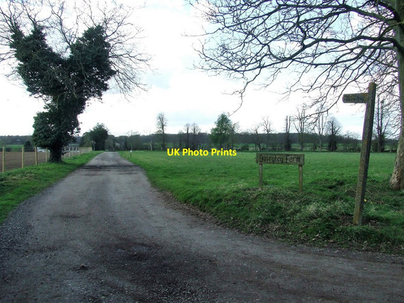 Photo 6"x4" Footpath And Farm Entrance Duck End\/TL6833 c2017