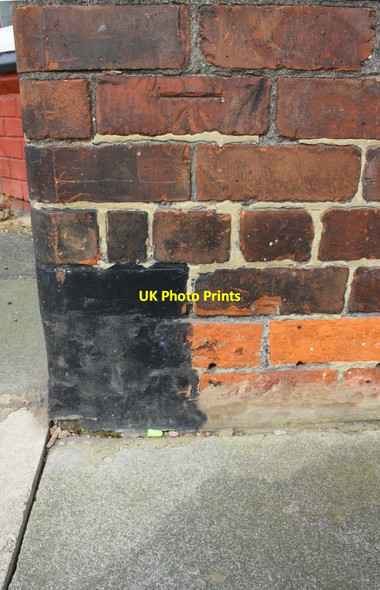 Photo 6"x4" Benchmark on #1 Sanderson Street Darlington c2016