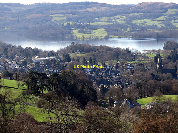 Photo 6"x4" Ambleside from the north Ambleside c2017