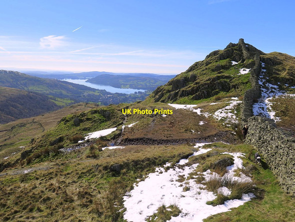 Photo 6"x4" Low Pike from the north Rydal c2017