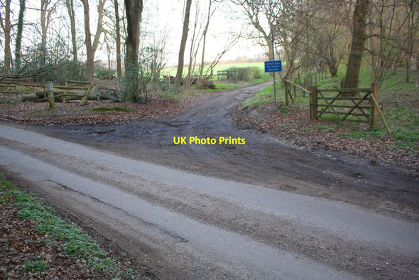Photo 6"x4" Junction on Neals Lane and Busgrove Lane Checkendon c2017