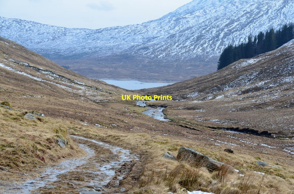 Photo 6"x4" Descent to Loch Cluanie Allt a' Chaorainn Mh\u00f2ir c2017