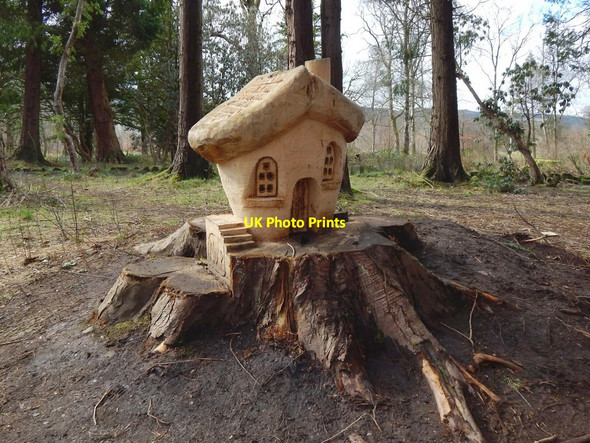 Photo 6"x4" Fairy house in Balloch Park Alexandria c2017 P1