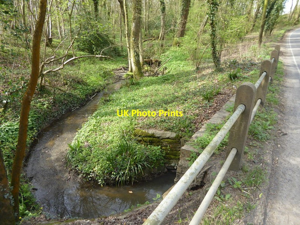 Photo 6"x4" Fylls Brook beside Rusper Road Clark's Green c2017