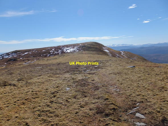 Photo 6"x4" Summit ridge of Little Wyvis Little Wyvis c2017
