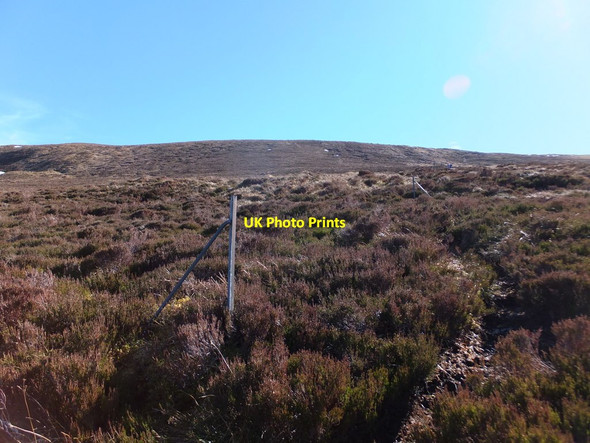 Photo 6"x4" Old fence, Tom na Caillich Tom na Caillich c2017