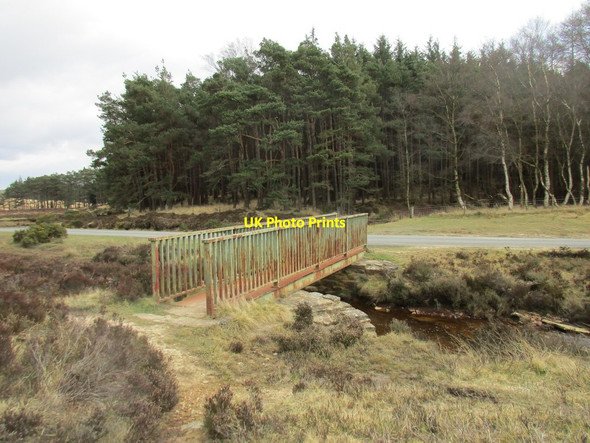 Photo 6"x4" Footbridge over Wheeldale Beck Stape c2017