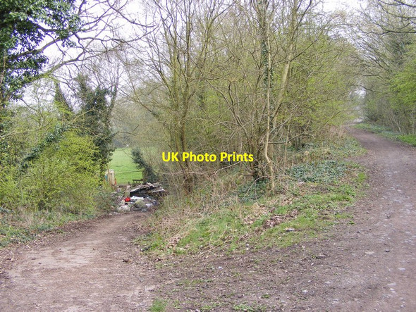 Photo 6"x4" Path Junction Himley c2017