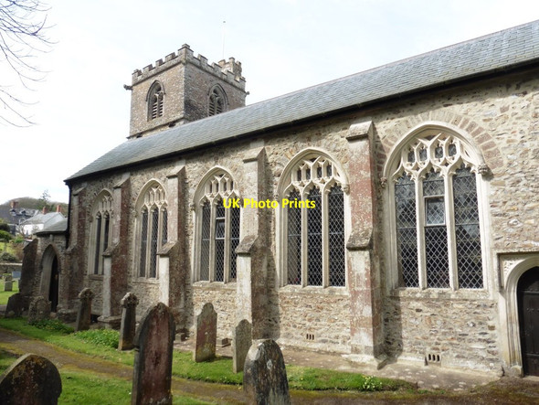 Photo 6"x4" Side elevation, St Andrew's Church, Feniton Feniton c2017