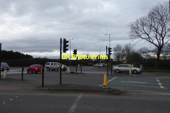 Photo 6"x4" Junction on Finney Lane Gatley c2017