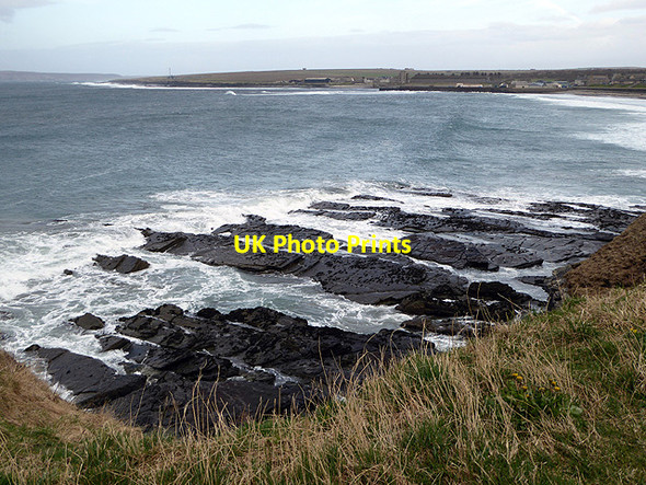Photo 6"x4" Rough seas, Thurso Thurso c2017