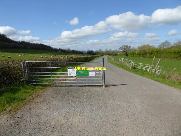 Photo 6"x4" Entrance to Penyclawdd Farm Coed-y-fedw c2017