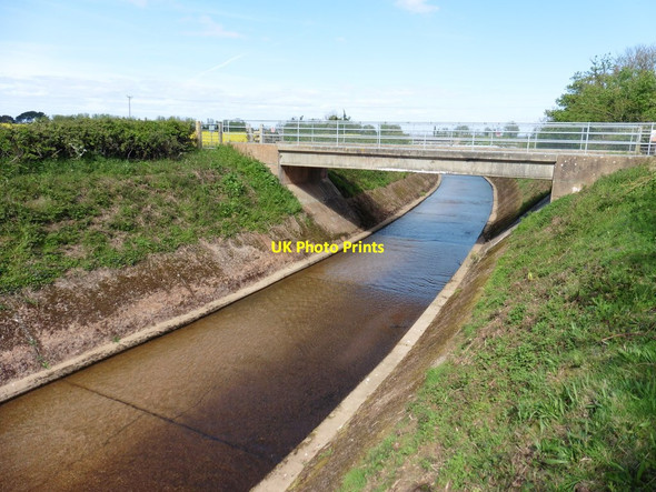 Photo 6"x4" Farm bridge over River Avill Marsh Street c2017