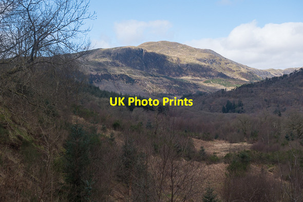 Photo 6"x4" View along the Pass of Leny towards Ben Ledi Kilmahog c2017