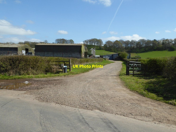 Photo 6"x4" Entrance to Rhyd-y-maen Gwernesney c2017