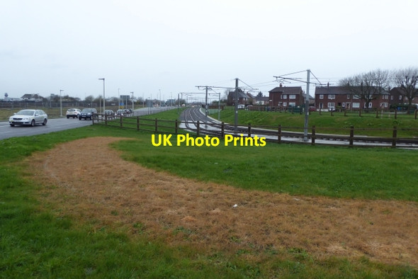 Photo 6"x4" Airport tramlink Moss Nook\/SJ8385 c2017
