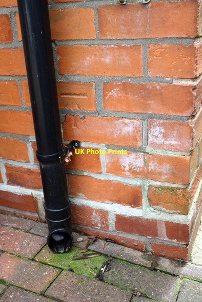 Photo 6"x4" Benchmark on #28 Harrowby Lane Grantham c2016