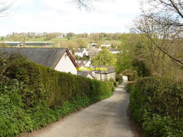 Photo 6"x4" Approaching Membury Membury\/ST2703 c2017