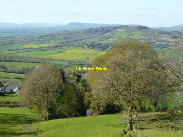 Photo 6"x4" View over Mitcheltroy Common Mitchel Troy c2017