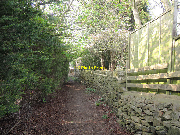 Photo 6"x4" Footpath near from West Lane to Belmont Rise Baildon c2017