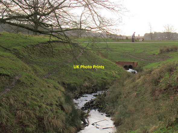 Photo 6"x4" Outflow from Tatton Mere Knutsford c2015