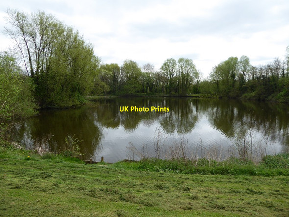 Photo 6"x4" Lake in Arrow Valley Park Redditch c2017