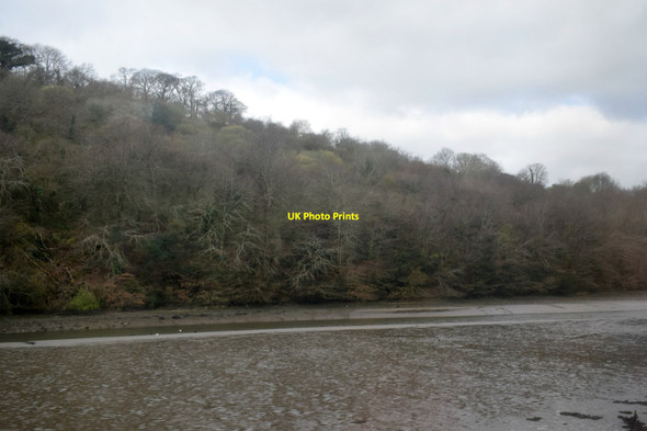 Photo 6"x4" View across the East Looe River Looe c2017