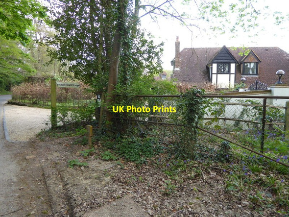 Photo 6"x4" Dwelling on Standon Lane Mayes Green c2017
