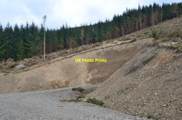 Photo 6"x4" Truck turning area near Soonhope Burn Peebles\/NT2540 c2017