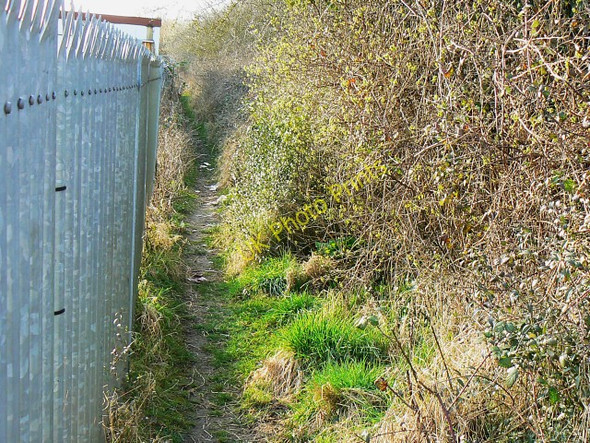 Photo 6"x4" Footpath north of Wootton Bassett station site Wootton Bassett c2009
