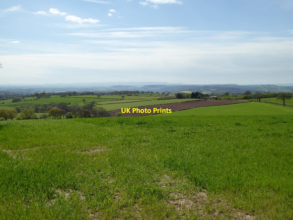 Photo 6"x4" View to the Black Mountains Pencombe c2017