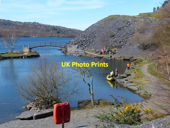 Photo 6"x4" Inlet on Llyn Padarn Llanberis c2017