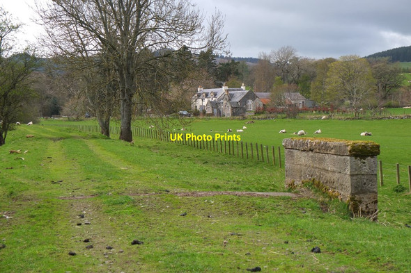 Photo 6"x4" Stobo from the railway path Stobo c2017