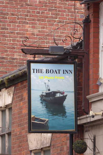 Photo 6"x4" The sign of the Boat Inn Dunkirk\/SK5538 c2017