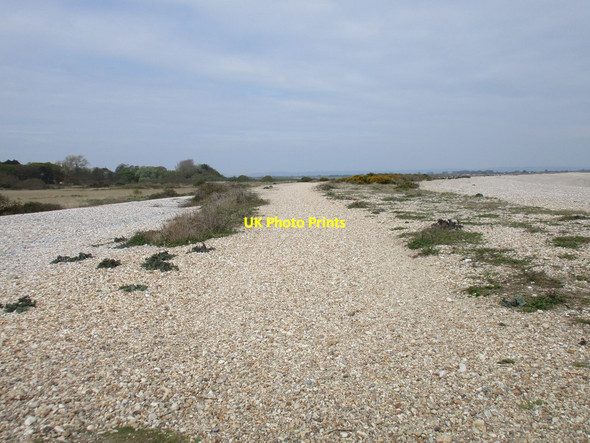 Photo 6"x4" Shingle ridge near Church Norton East Beach c2017