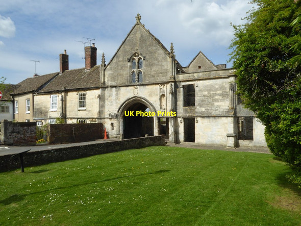 Photo 6"x4" Kingswood Abbey Gatehouse Bradley Green\/ST7493 c2017