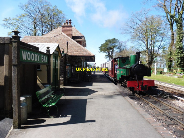 Photo 6"x4" Mid-morning arrival at Woody Bay Martinhoe Cross c2017