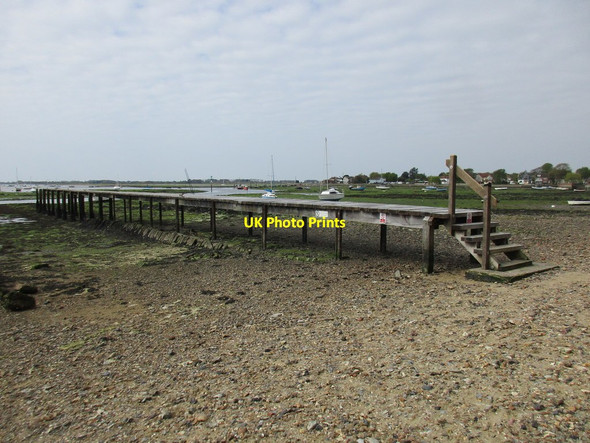 Photo 6"x4" Jetty in Emsworth Harbour Emsworth c2017